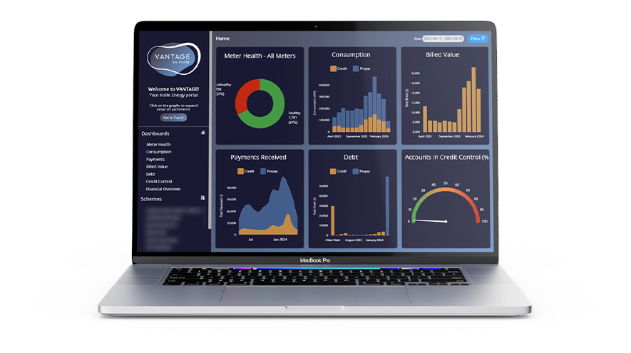 VANTAGE dashboard