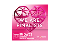 UK Customer Experience Awards 2023 - Best Customer Experience B2B finalist